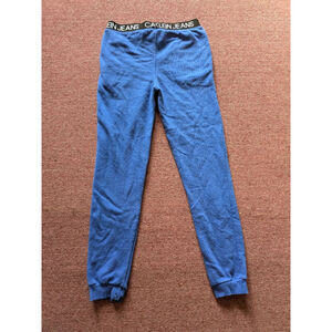 Calvin Klein blue joggers boys Large 14/16